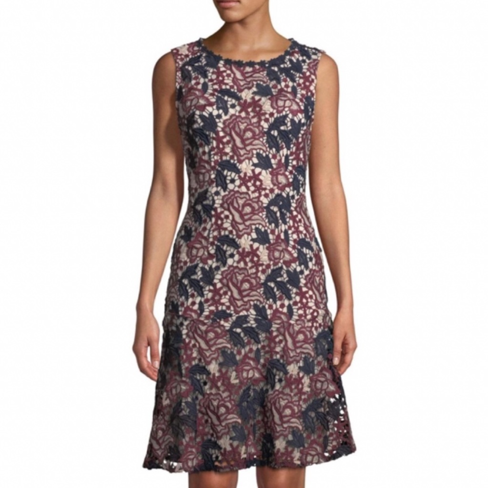 Karl Lagerfeld Sleeveless Flare-Hem Dress Size 12